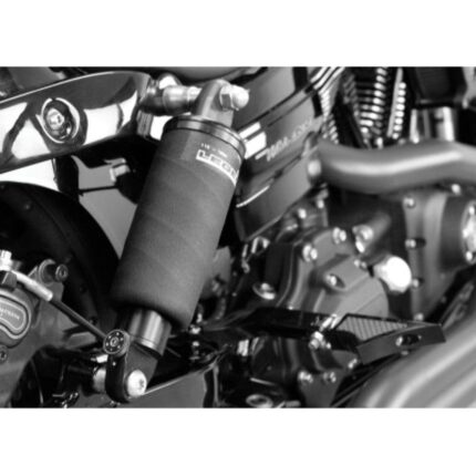 Legend Air-A Ride Suspension 12 13" Shocks Adjustable Anodized Harley 06-17 Dyna