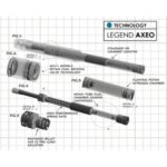 Legend AXEO High-Performance Front Suspension Fork Tube Kit Harley 06-17 Dyna
