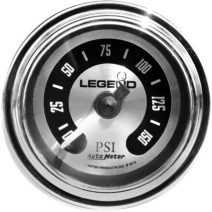 Legend Suspension Aluminum Fairing Mount LED Backlit PSI Pressure Gauge Harley