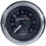 Legend Suspension Diamond Fairing Mount LED Backlit PSI Pressure Gauge Harley