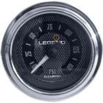 Legend Suspension Diamond Fairing Mount LED Backlit PSI Pressure Gauge Harley