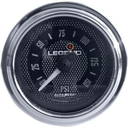 Legend Suspension Diamond Fairing Mount LED Backlit PSI Pressure Gauge Harley