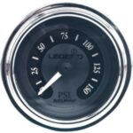 Legend Suspension Titanium Fairing Mount LED Backlit PSI Pressure Gauge Harley