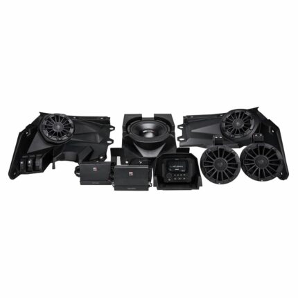 MB Quart Stage 5 800W 4 Speakers 2 Amplifiers Audio System Can-Am Maverick 17+