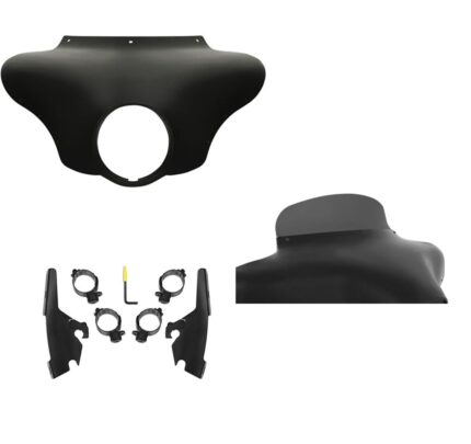 Memphis Shades Batwing Fairing 5 Smoke Spoiler Windshield Harley 18+ Sport Glide