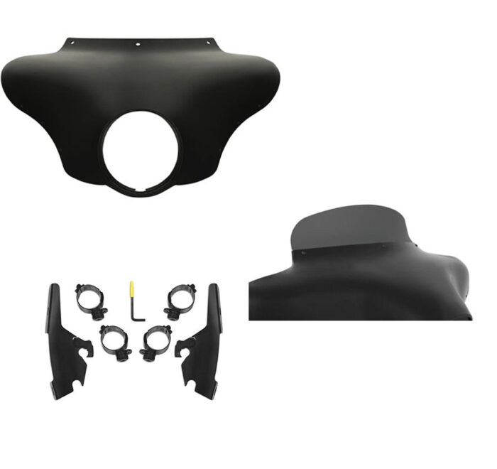 Memphis Shades Batwing Fairing 5 Smoke Spoiler Windshield Harley 18+ Sport Glide