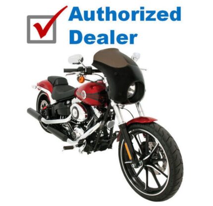 Memphis Shades Bullet Fairing Smoked Windshield Harley Softail Breakout FXSB