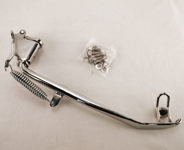 Mid-USA Chrome Kickstand Kit Jiffy Stand Assembly 89-99 Harley Softail 50087-89A
