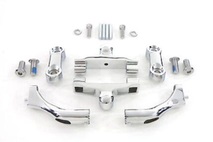 New Adjustable Passenger Footboard Foot Board Mount Mounting Kit Harley Touring
