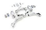 New Adjustable Passenger Footboard Foot Board Mount Mounting Kit Harley Touring