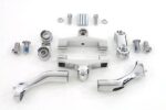 New Adjustable Passenger Footboard Foot Board Mount Mounting Kit Harley Touring