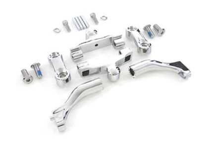 New Adjustable Passenger Footboard Foot Board Mount Mounting Kit Harley Touring