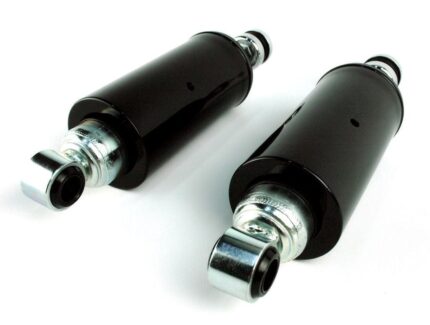 New Black Chrome Height Adjustable Shocks Lowering Kit 2000-2017 Harley Softail