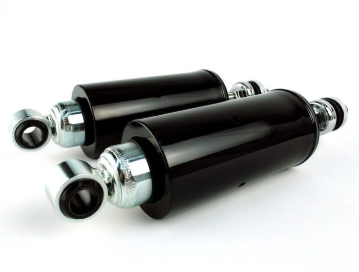 New Black Chrome Height Adjustable Shocks Lowering Kit 2000-2017 Harley Softail