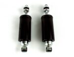 New Black Chrome Height Adjustable Shocks Lowering Kit 2000-2017 Harley Softail