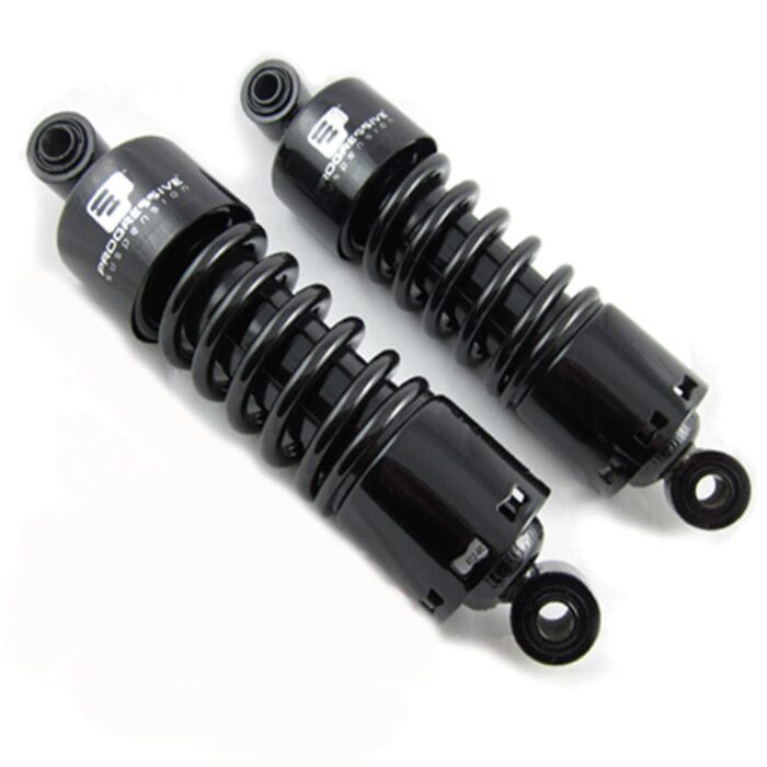 Progressive 11" Black 412 Standard Duty Shocks Set 1991-2017 Harley Dyna FXD/B/L