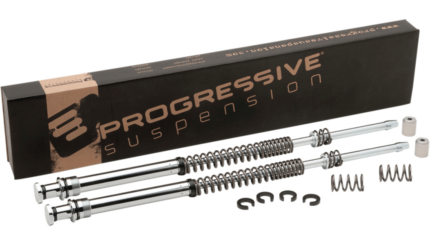 Progressive Monotube Front Fork Cartridge Lowering Kit 2" Harley Softail 00-17