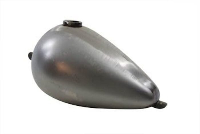 Raw 2.2 Gallon Chopper Wasp Peanut Gas Tank Single Cap Harley Ironhead XS650 Pan