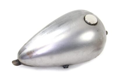 Raw 2.2 Gallon Chopper Wasp Peanut Gas Tank Single Cap Harley Ironhead XS650 Pan