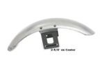 Raw 5-1/2" Steel Front 48 1200X Front Fender with Brackets Harley Sportster 10+