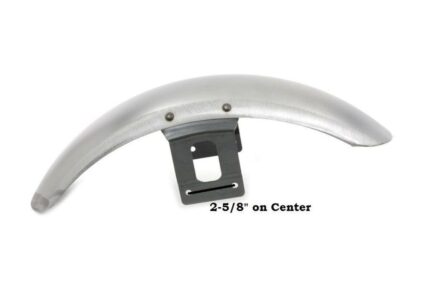 Raw 5-1/2" Steel Front 48 1200X Front Fender with Brackets Harley Sportster 10+
