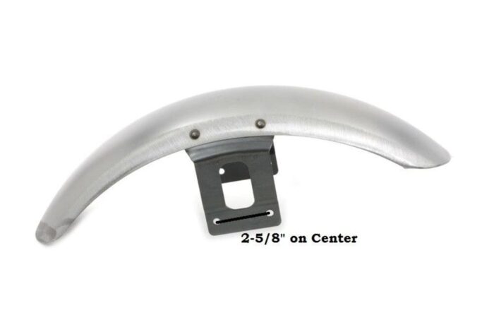 Raw 5-1/2" Steel Front 48 1200X Front Fender with Brackets Harley Sportster 10+