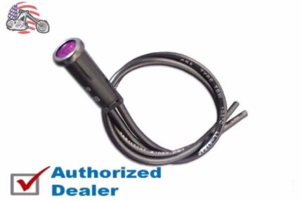 Red Visor Indicator Light Lamp Oil Pressure Harley Evo 883 1200 Sportster XL FXR