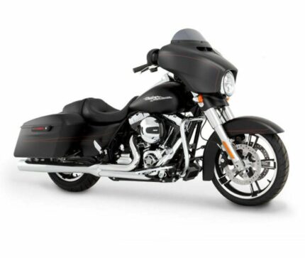 Rinehart Chrome 2-into-1 Pipe & Tip Header 1998-2008 Harley Touring Exhaust