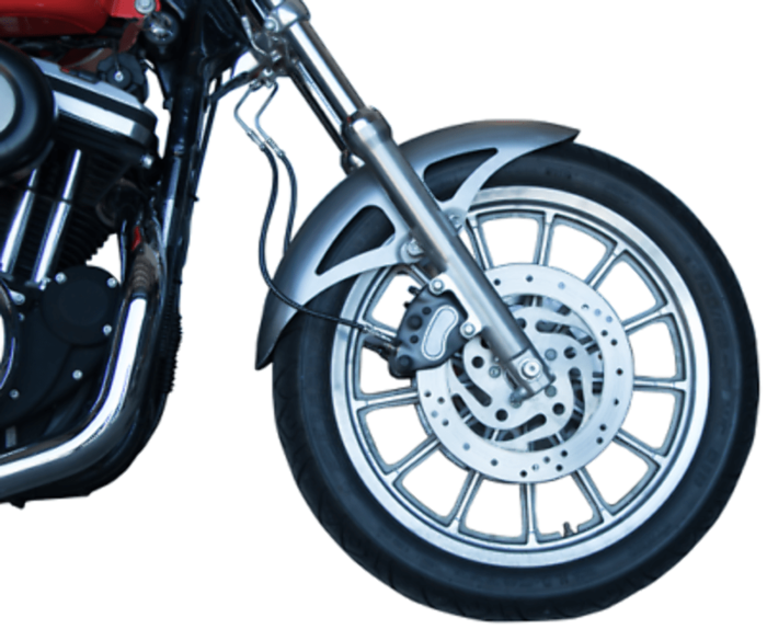 RWD Russ Wernimont Designs Harley Sportster Dyna FXR Retro Front Fender Narrow