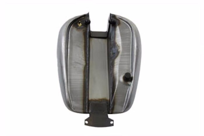 Smooth 4 Gallon Fat Bob Bobbed Dual Cap Mustang Fuel Gas Tank Harley FXR 38-0081
