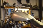 Smooth 4 Gallon Fat Bob Bobbed Dual Cap Mustang Fuel Gas Tank Harley FXR 38-0081