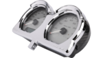 Thrashin Speedometer Gauge Relocation Kit Chrome CF Aluminum Harley FLRT 2015+