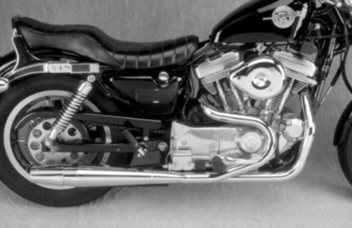 Thunderheader 2 into 1 Chrome Exhaust Pipe System Harley Sportster XL 1986-2003