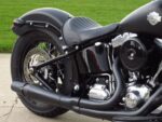 Thunderheader Black 2 Into 1 Pipe Exhaust System Harley Softail FXST FLST 12-17