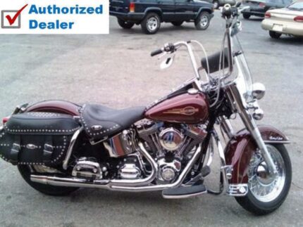 Thunderheader Chrome 2 Into 1 2-1 Full Exhaust Pipe System Harley Softail 86-06