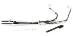 Thunderheader Chrome 2 Into 1 2-1 Pipe 07-11 Exhaust Pipe Header Harley Softail