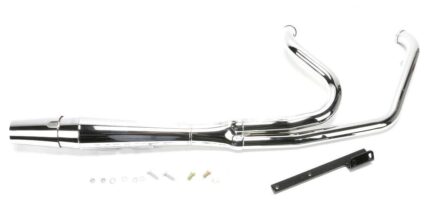 Thunderheader Chrome 2 Into 1 2-1 Pipe 07-11 Exhaust Pipe Header Harley Softail
