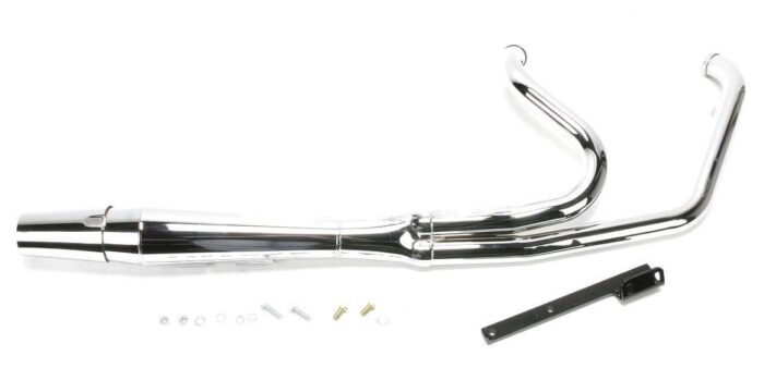 Thunderheader Chrome 2 Into 1 2-1 Pipe 07-11 Exhaust Pipe Header Harley Softail