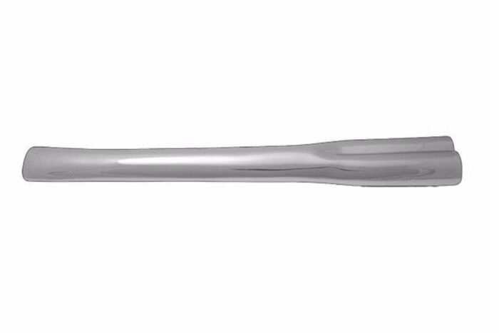 Thunderheader Chrome 2 into 1 Exhaust Pipe w/ Heat shields Harley Touring Bagger