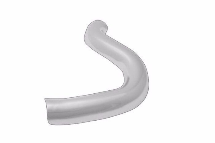 Thunderheader Chrome 2 into 1 Exhaust Pipe w/ Heat shields Harley Touring Bagger