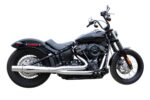 Thunderheader X-Series 2 Into 1 Chrome Exhaust System Pipes Harley Softail 18+