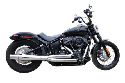 Thunderheader X-Series 2 Into 1 Chrome Exhaust System Pipes Harley Softail 18+
