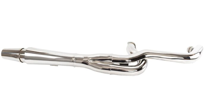 Thunderheader XSeries High Pipe 2 Into 1 Chrome Exhaust System Harley Softail M8