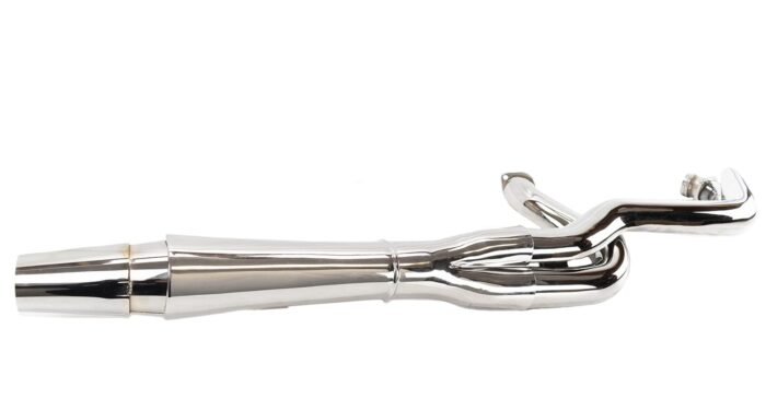 Thunderheader XSeries High Pipe 2 Into 1 Chrome Exhaust System Harley Softail M8