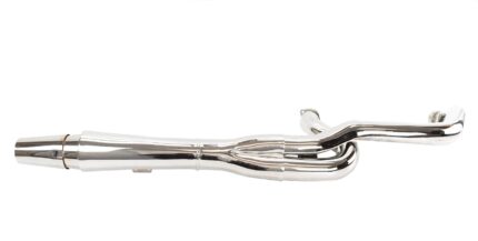Thunderheader XSeries High Pipe 2 Into 1 Chrome Exhaust System Harley Softail M8