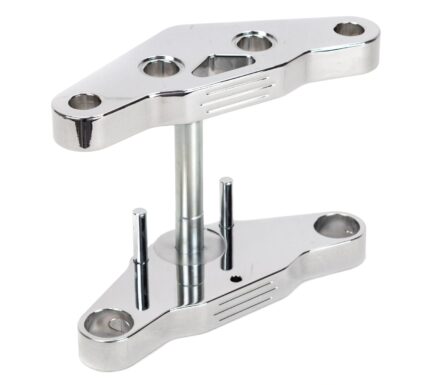 Ultima Chrome Billet Ball Mill Triple Trees Set Harley 41MM Wide Glide Softail