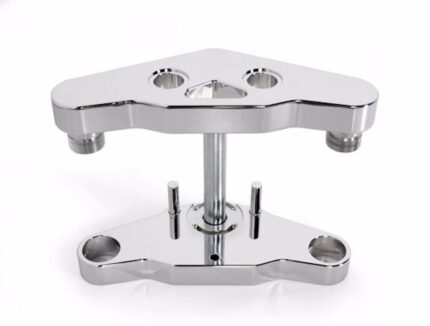 Ultima Smooth Blind Chrome Billet Triple Trees Harley Softail FXST 41MM FXDWG