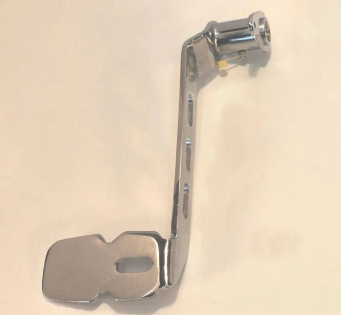 V-Twin Chrome 1" Extended Brake Arm Pedal 1997-2007 Harley Davidson FLHT Touring