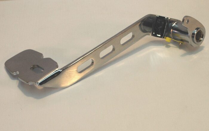 V-Twin Chrome 1" Extended Brake Arm Pedal 1997-2007 Harley Davidson FLHT Touring