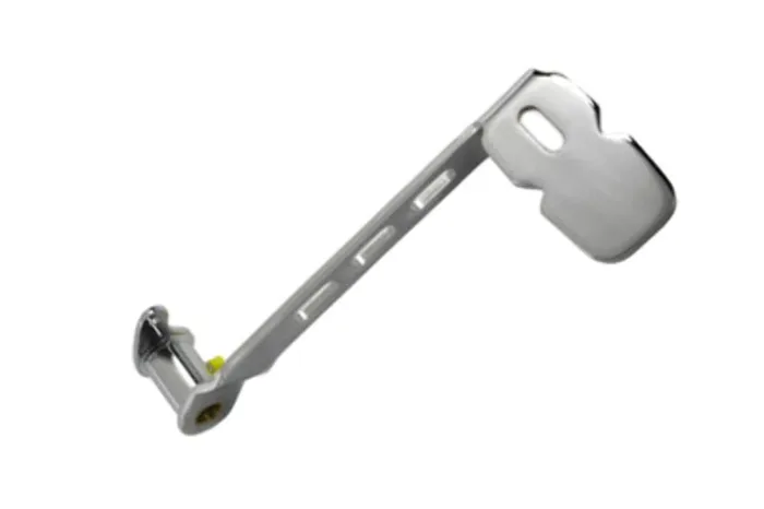 V-Twin Chrome 1" Extended Brake Arm Pedal 1997-2007 Harley Davidson FLHT Touring
